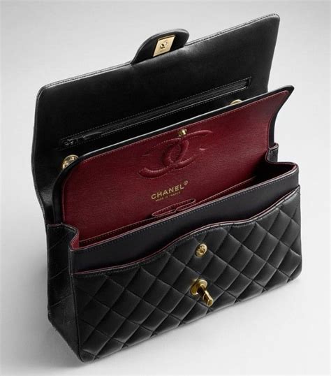 chanel large classic flap bag|More.